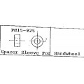 Spacer Sleeve For Handwheel Spacer Sleeve For Handwheel